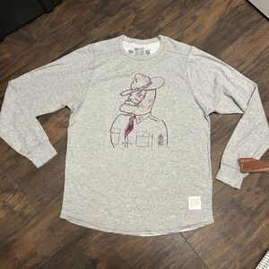 Men’s Retro Brand Texas A&M Aggies Ol Sarge Deconstructed Long Sleeve Large NWT